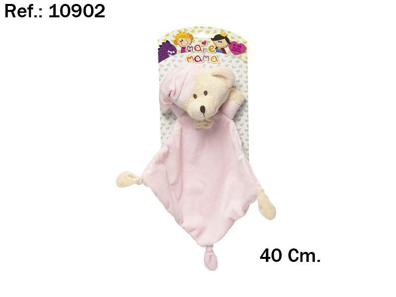Gasita oso dormilon rosa 40cm. (1)(36)